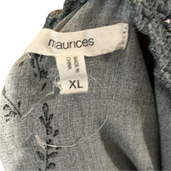 Maurices Floral Print Off-Shoulder Blouse – Size XL - Picture 5 of 5